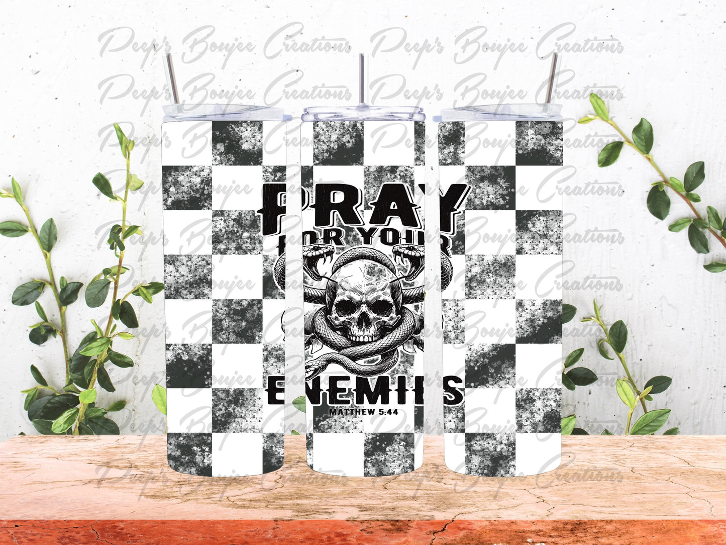 Pray for Your Enemies Tumbler