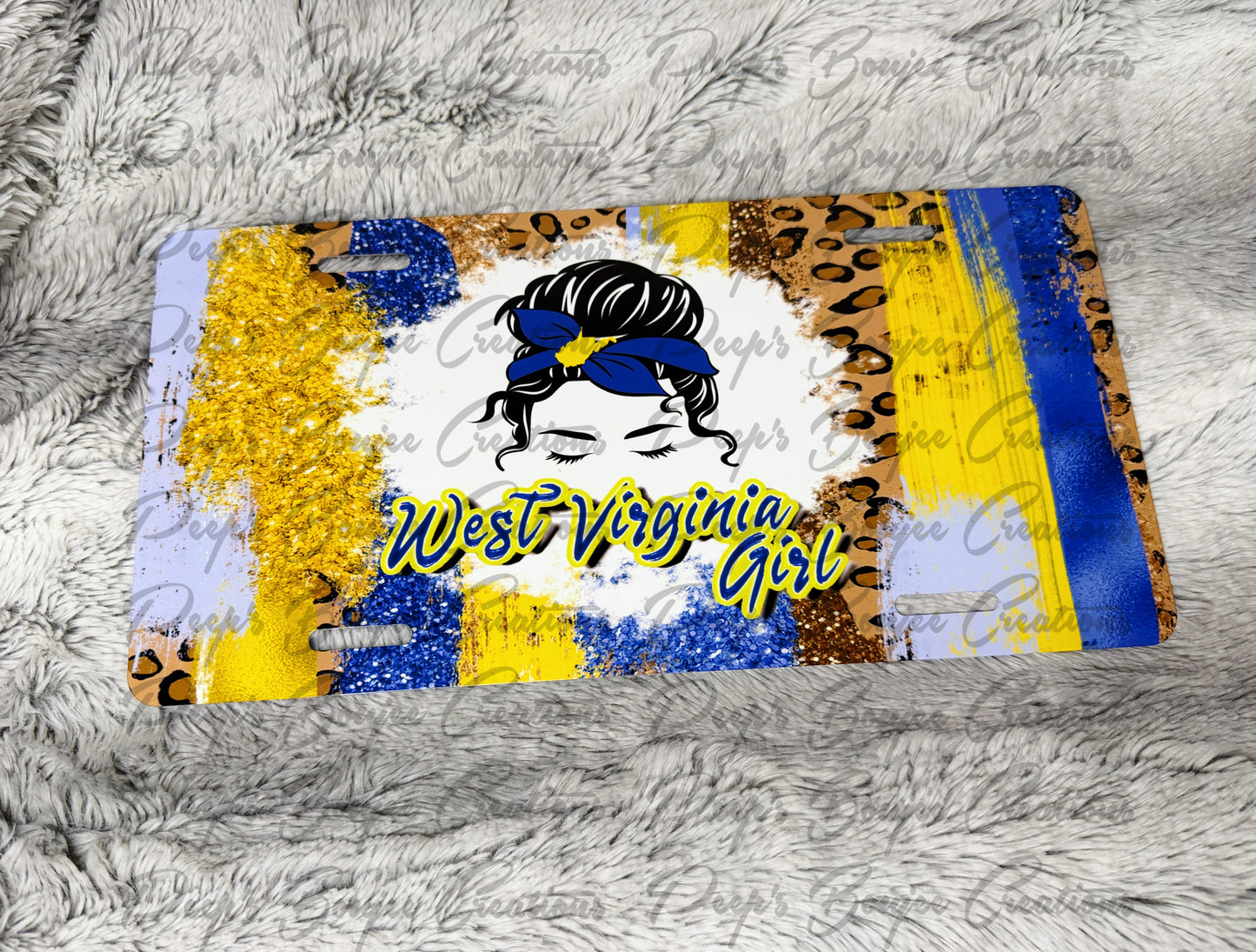 West Virginia Girl License Plate