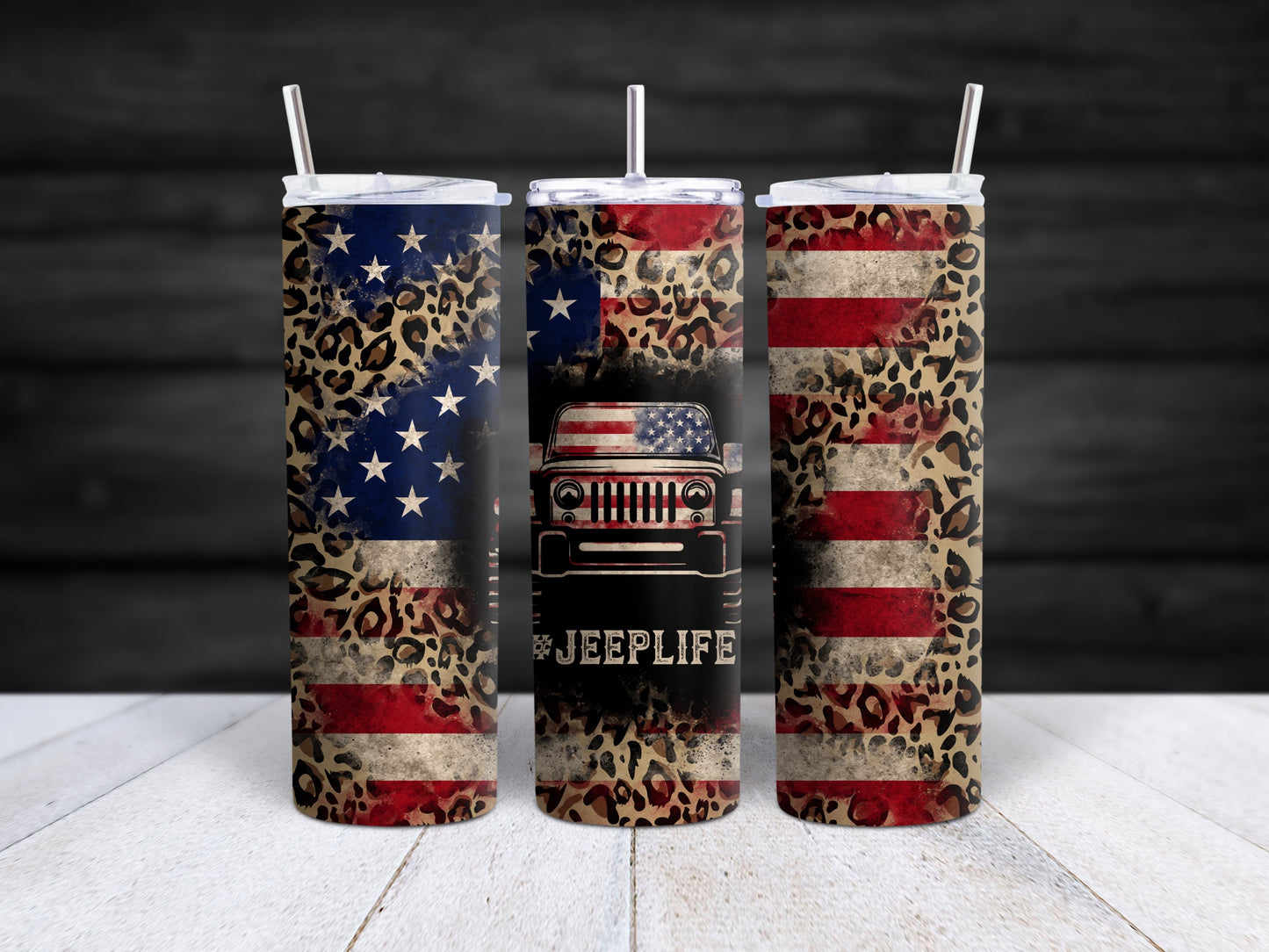 Off Roading Flag Tumbler