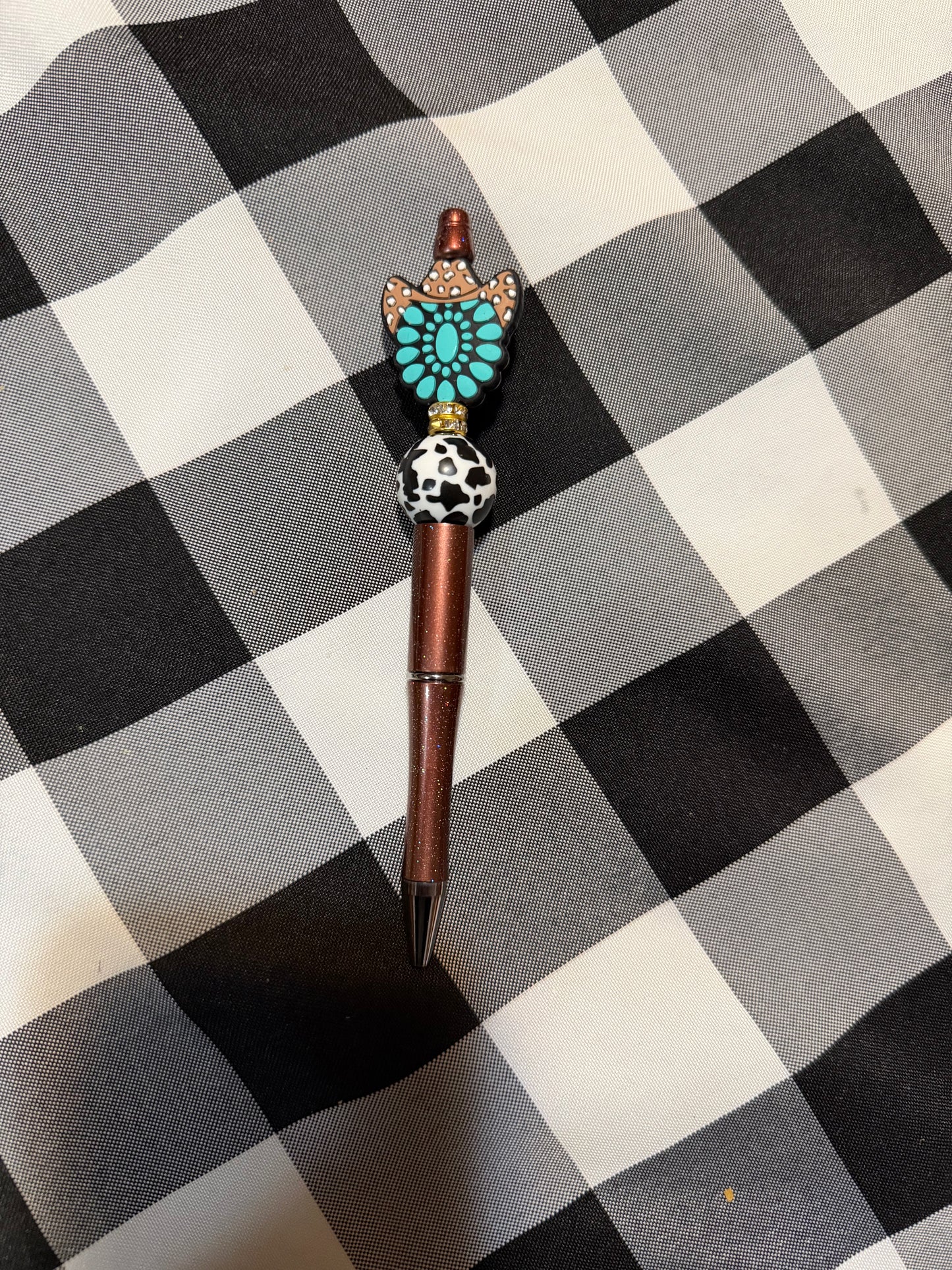 Yee Haw Beaded Pen