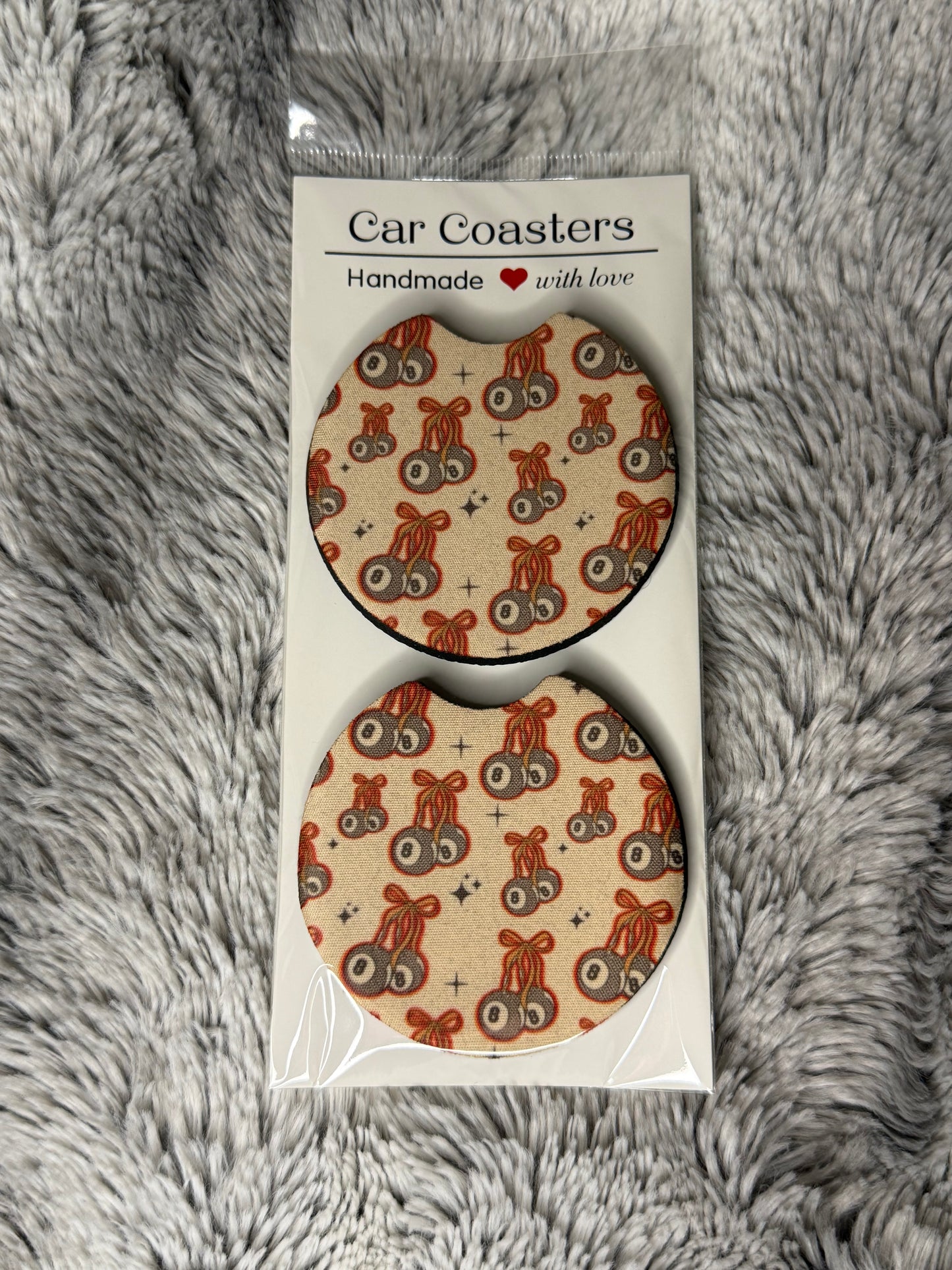 Lucky 8 Ball Car Coasters