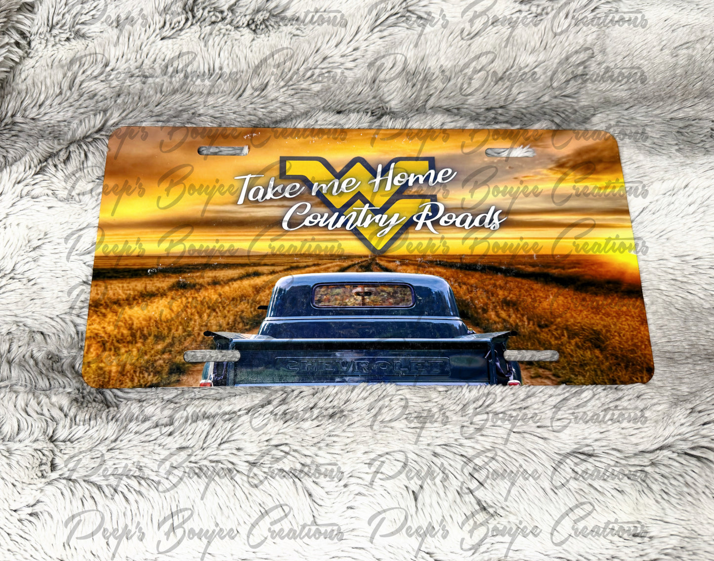 Take Me Home Country Roads West Virginia License Plate
