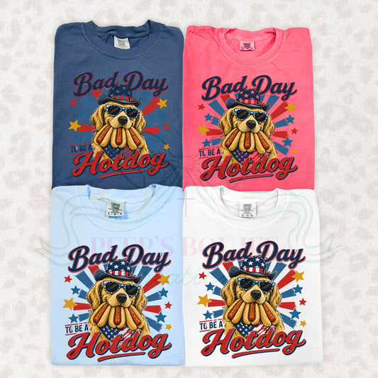 Bad Day to be A Hotdog Shirt Sweatshirt Hoodie
