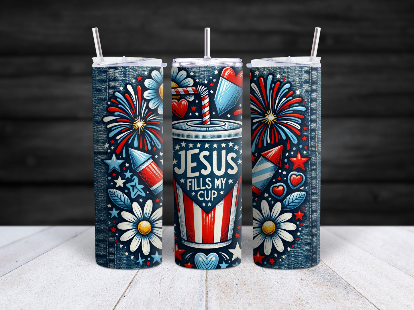 Jesus Fills My Cup Tumbler