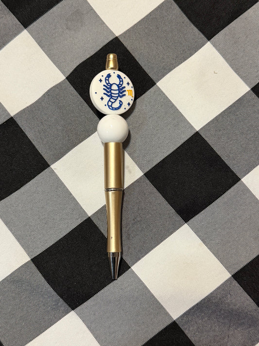 Scorpio Beaded Pen
