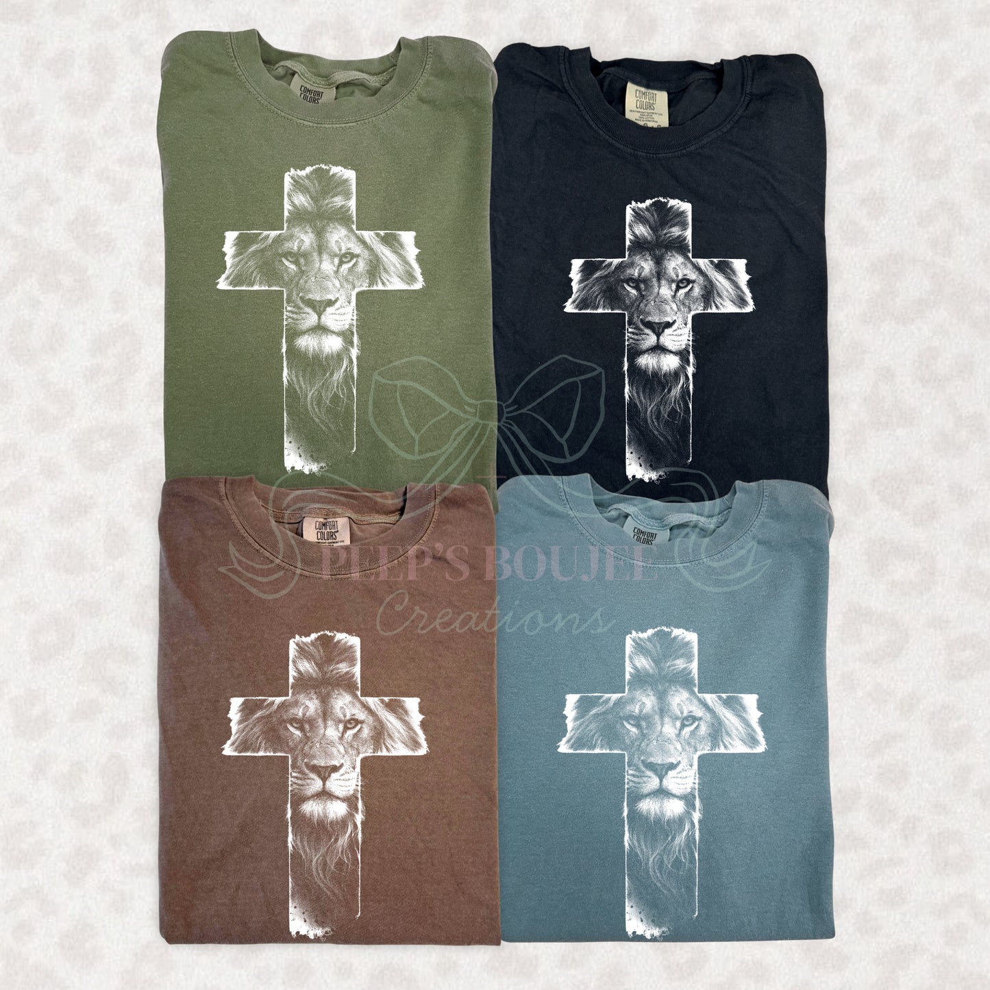 Lion Cross Shirt Sweatshirt Hoodie