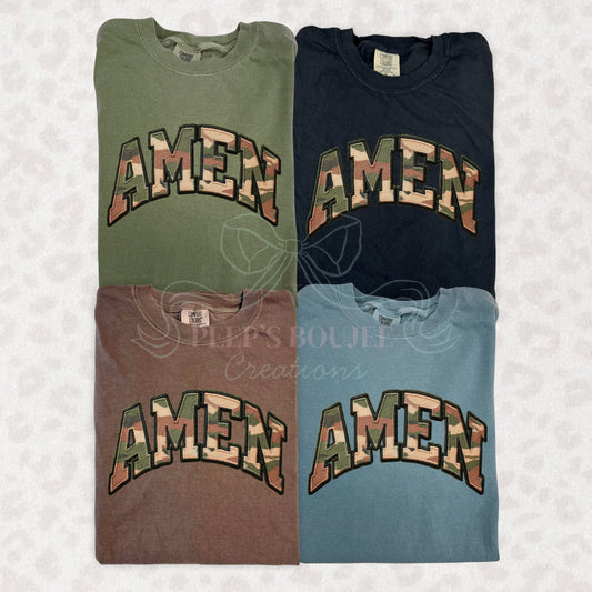 Camo Amen Shirt Sweatshirt Hoodie