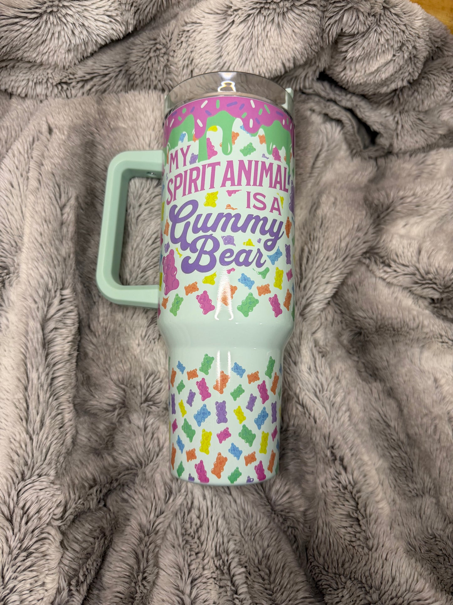 My Spirit Animal is a Gummy Bear 40oz Tumbler