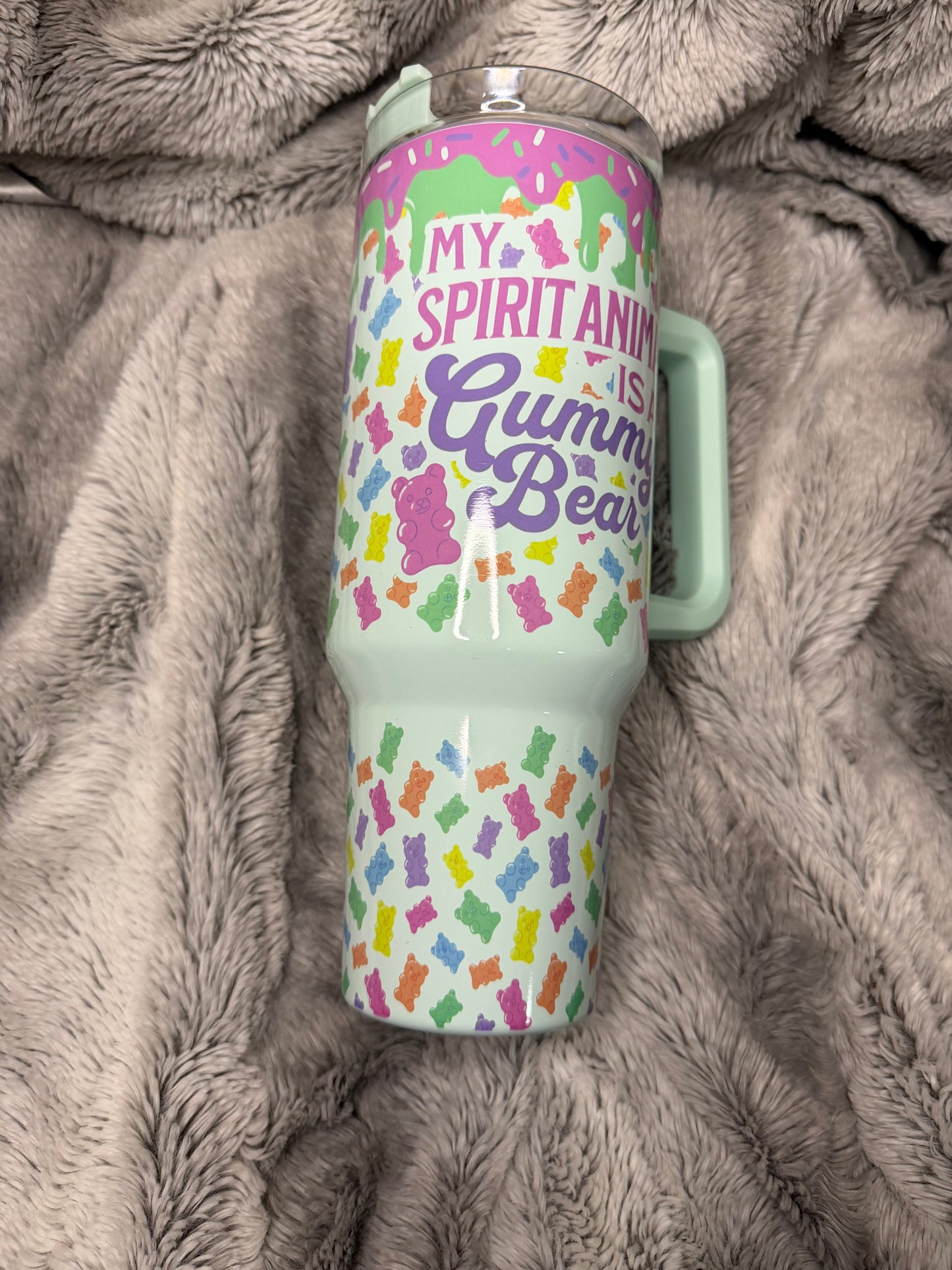 My Spirit Animal is a Gummy Bear 40oz Tumbler