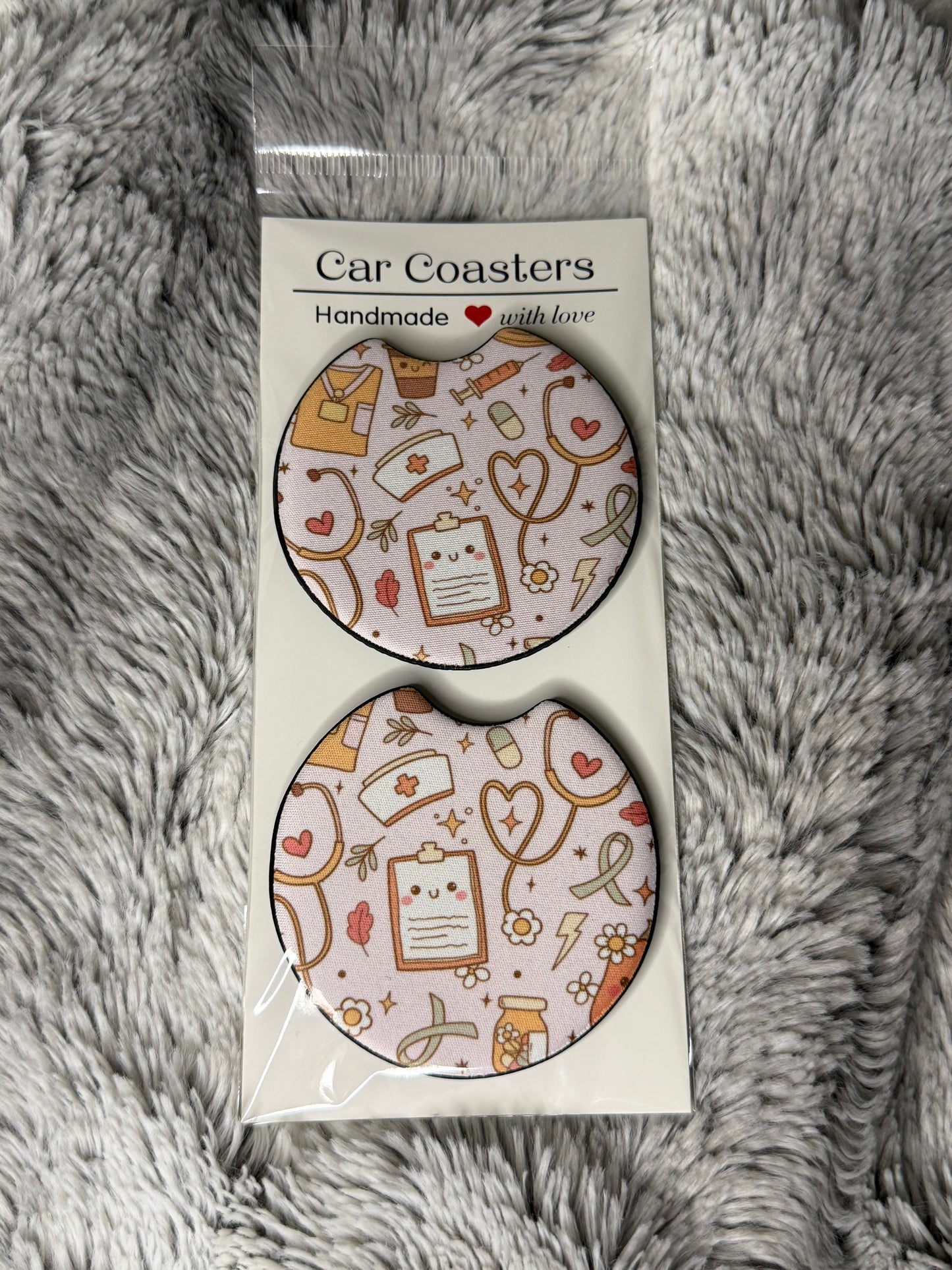 Nurse Doctor Car Coasters