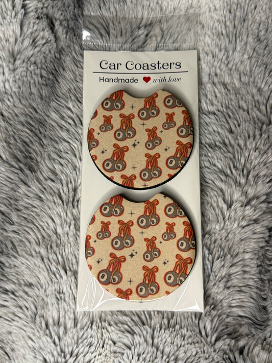 Lucky 8 Ball Car Coasters