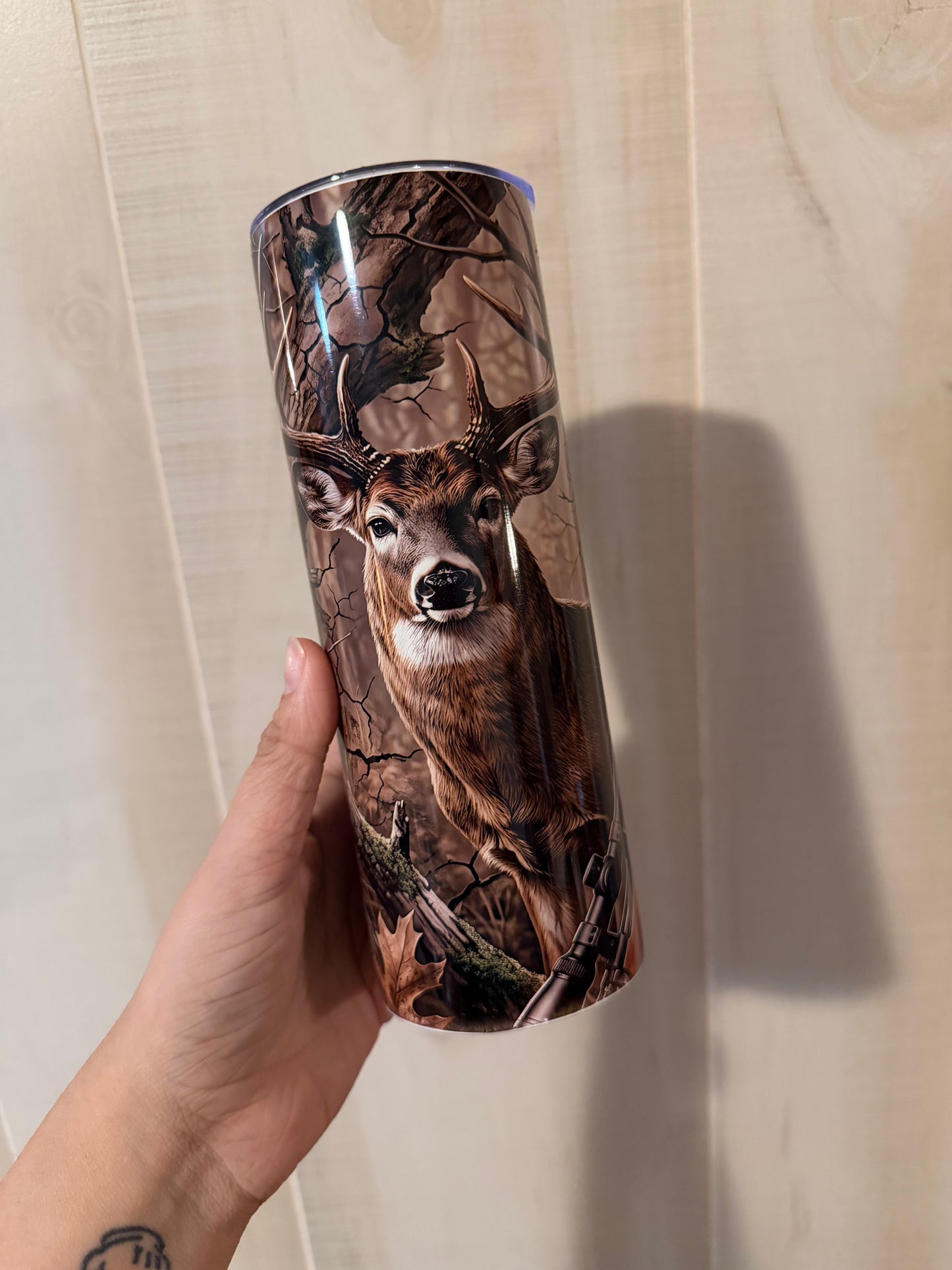 Deer Hunting 20oz Tumbler Ready to Ship