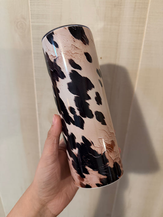 Cowhide 20oz Tumbler Ready to Ship