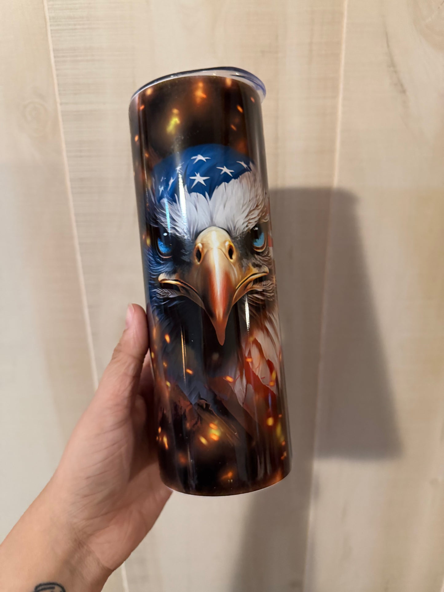Eagle Flag 20oz Tumbler Ready to Ship