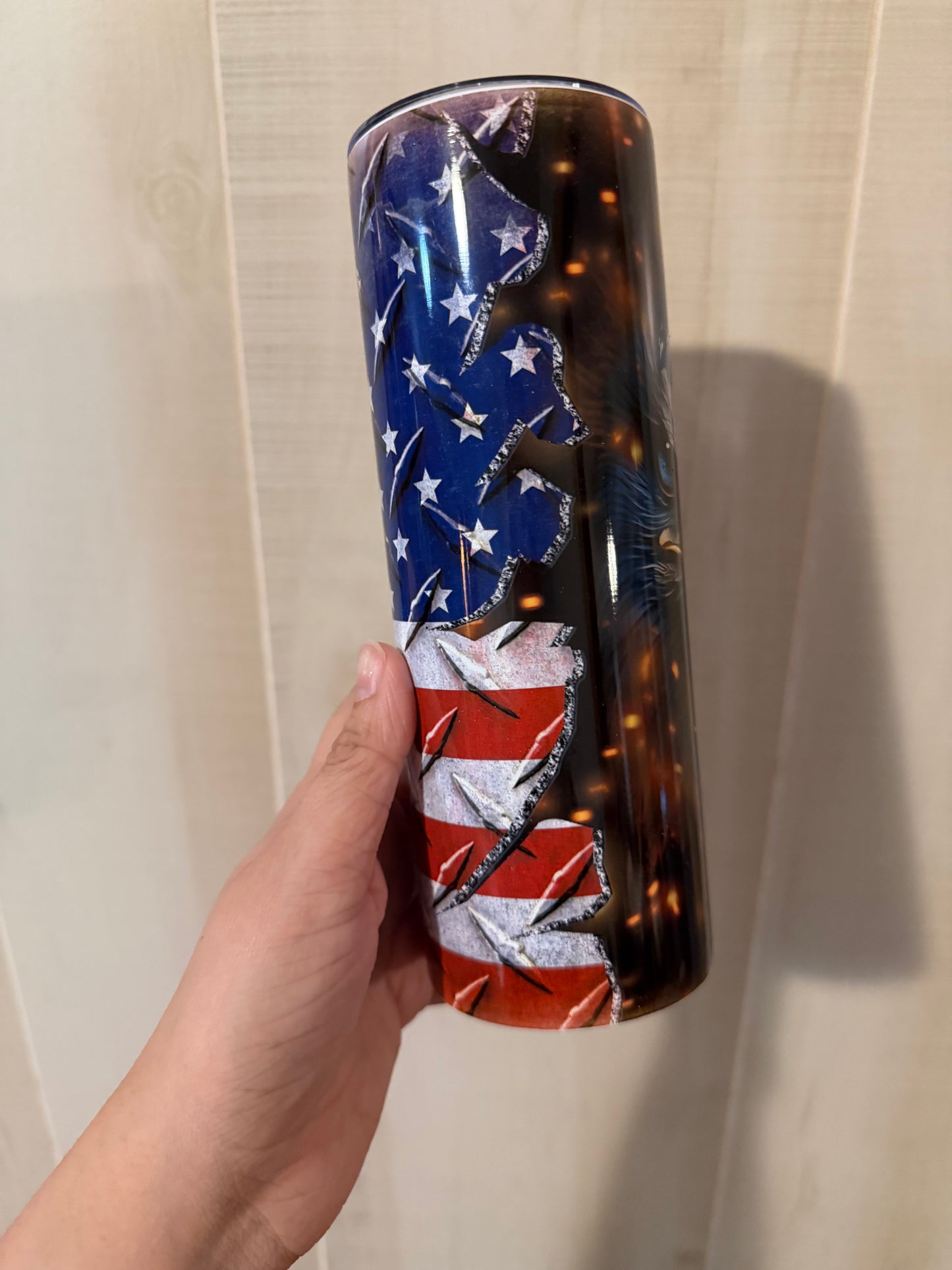 Eagle Flag 20oz Tumbler Ready to Ship