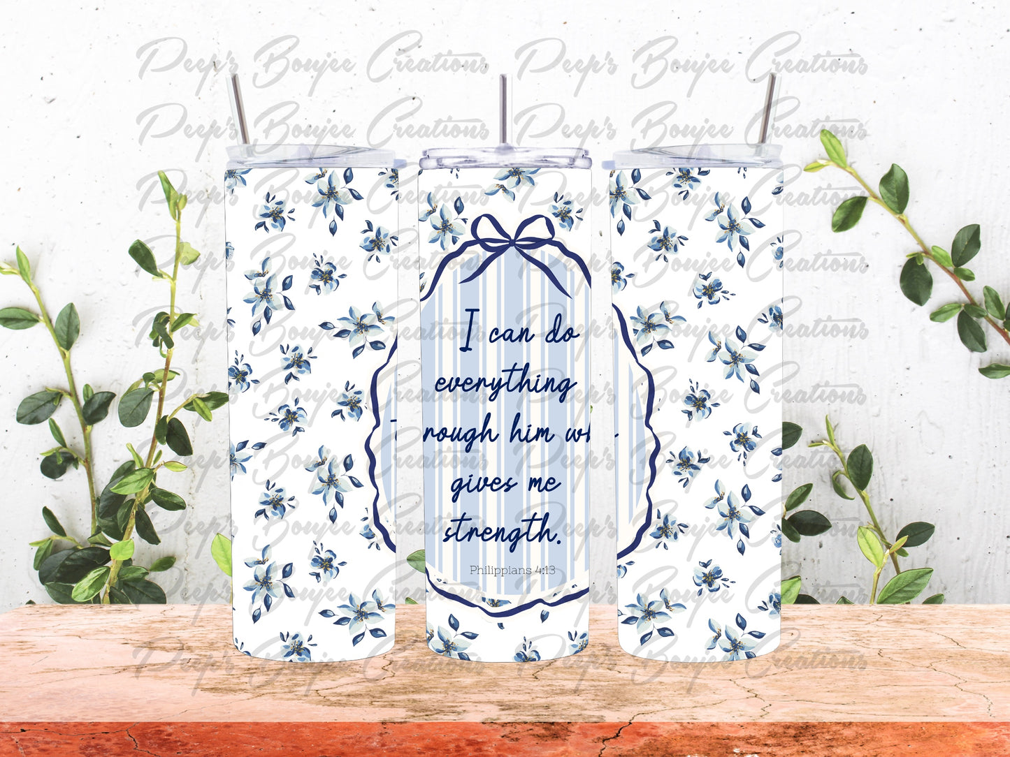 Philippians 4:13 Tumbler
