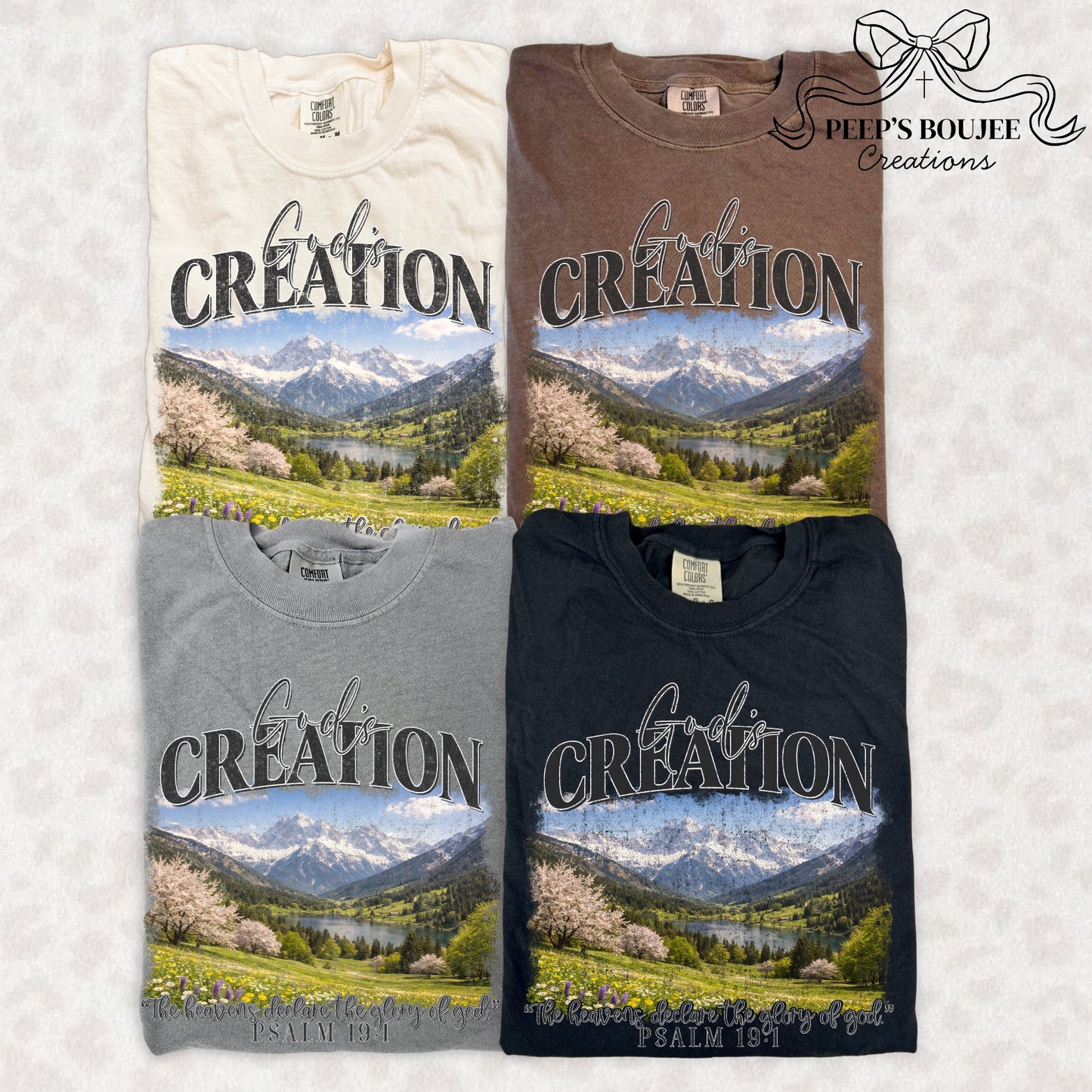 God’s Creation Psalm 19:1 Short Sleeve