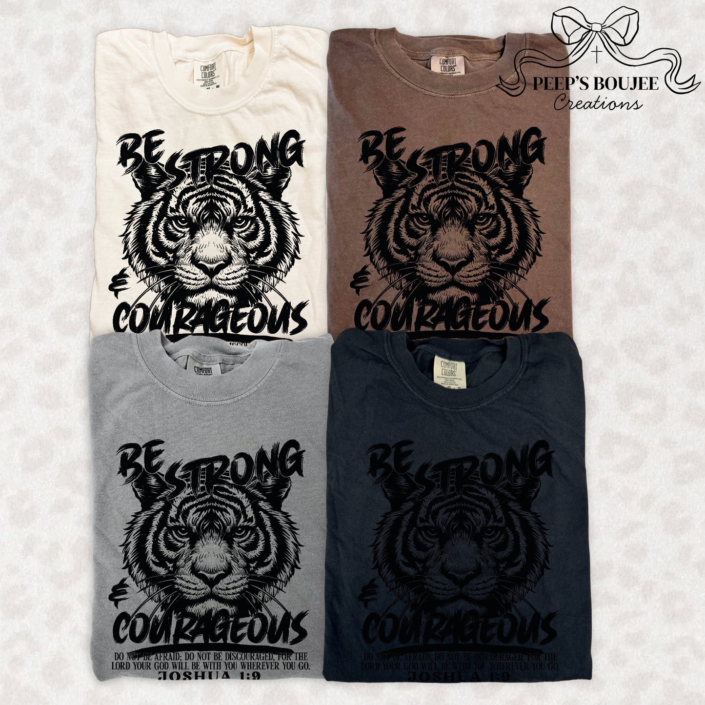 Be Strong and Courageous Short Sleeve