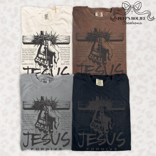 Jesus Forgive Short Sleeve