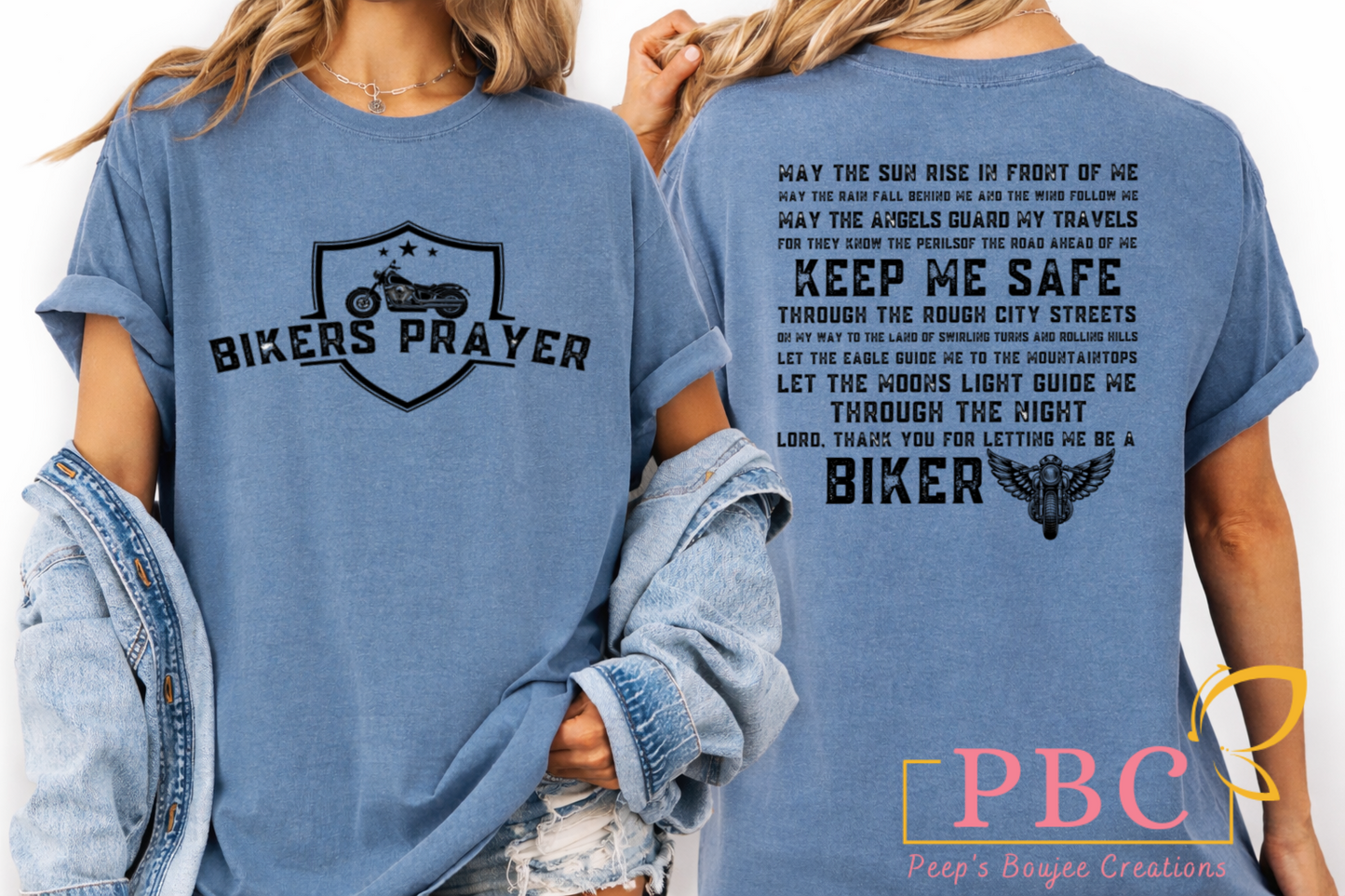 A Biker’s Prayer Awareness Donation Short Sleeve