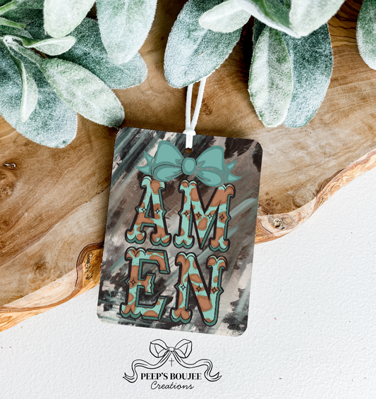 Amen Western Air Freshener