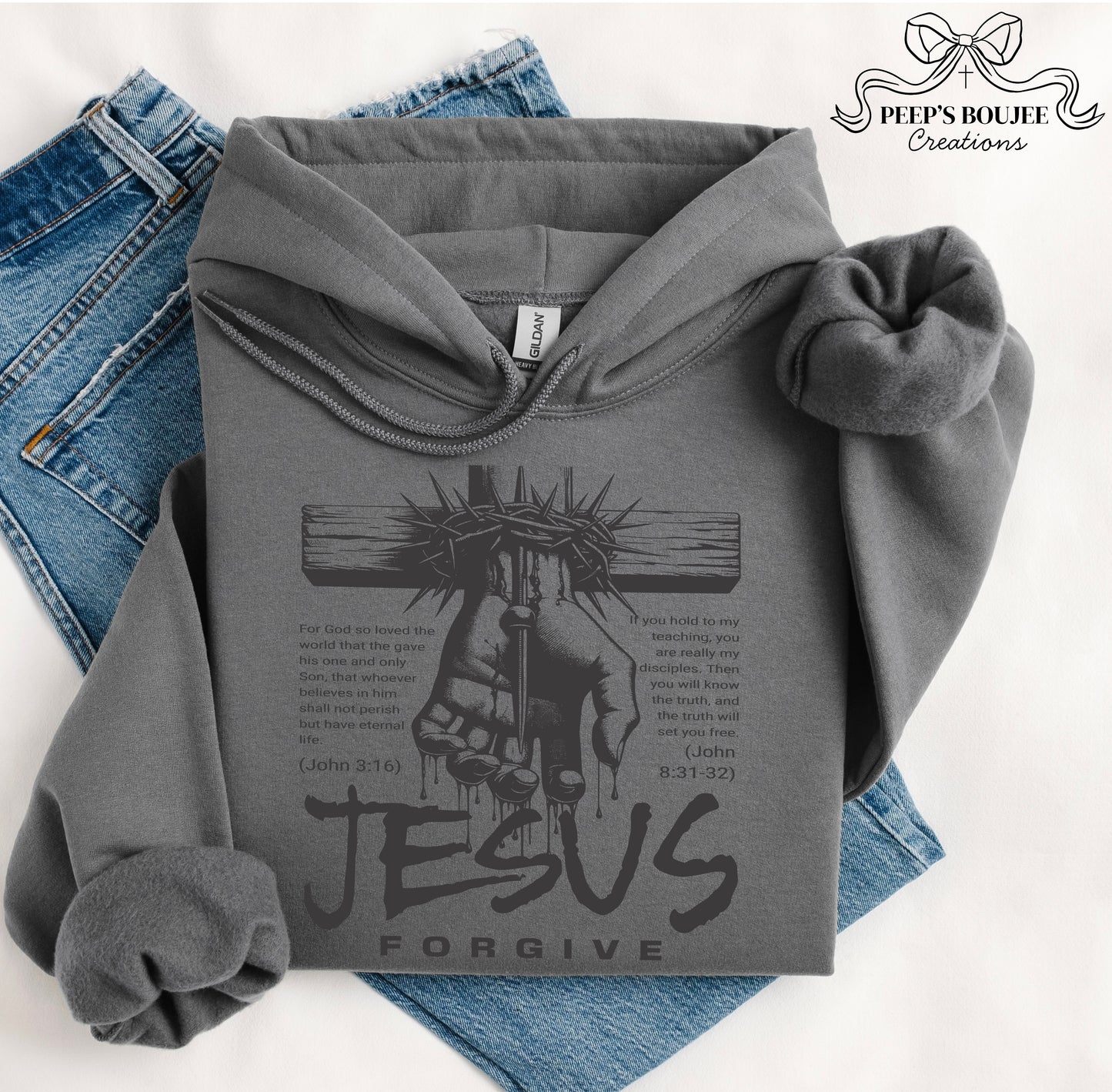 Jesus Forgive Hoodie or Sweatshirt