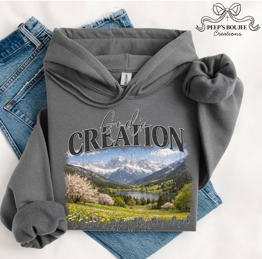 God’s Creation Hoodie or Sweatshirt