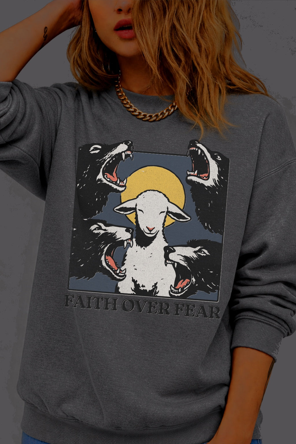 Faith over Fear Hoodie or Sweatshirt
