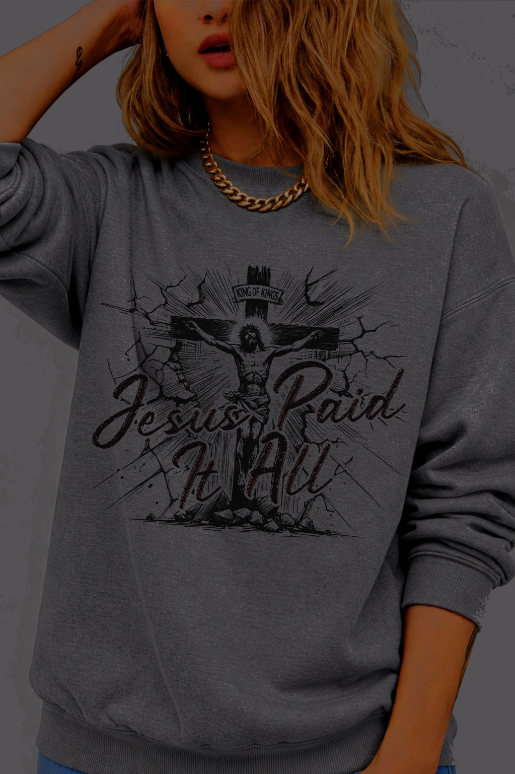 Jesus Paid It All Hoodie or Sweatshirt