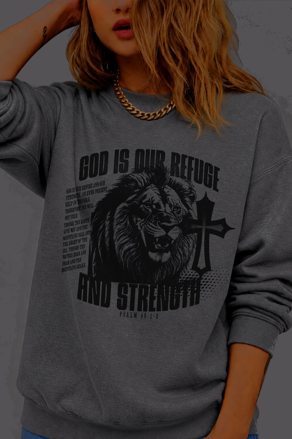 God is Our Refuge Hoodie or Sweatshirt