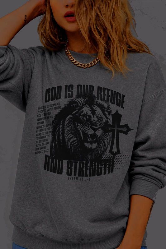 God is Our Refuge Hoodie or Sweatshirt