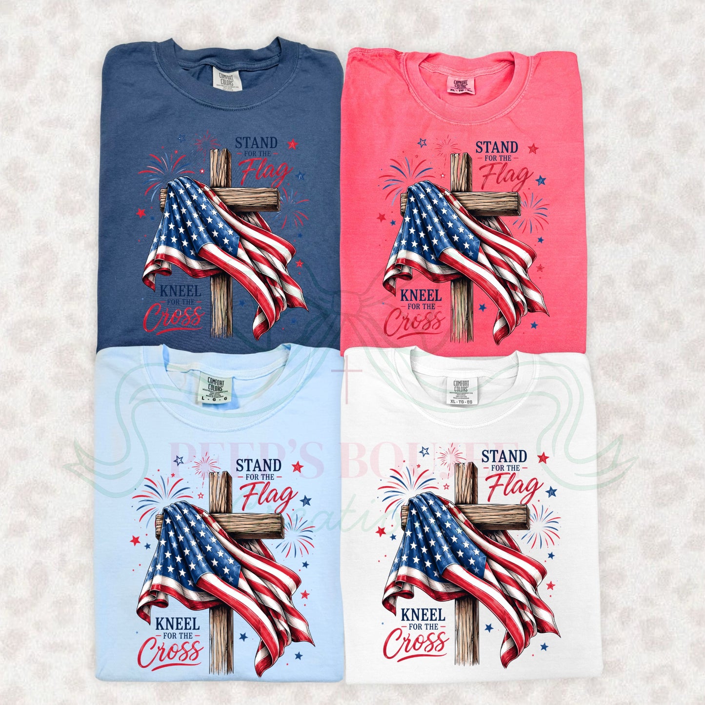 Stand for the Flag Kneel for the Cross Shirt Sweatshirt Hoodie