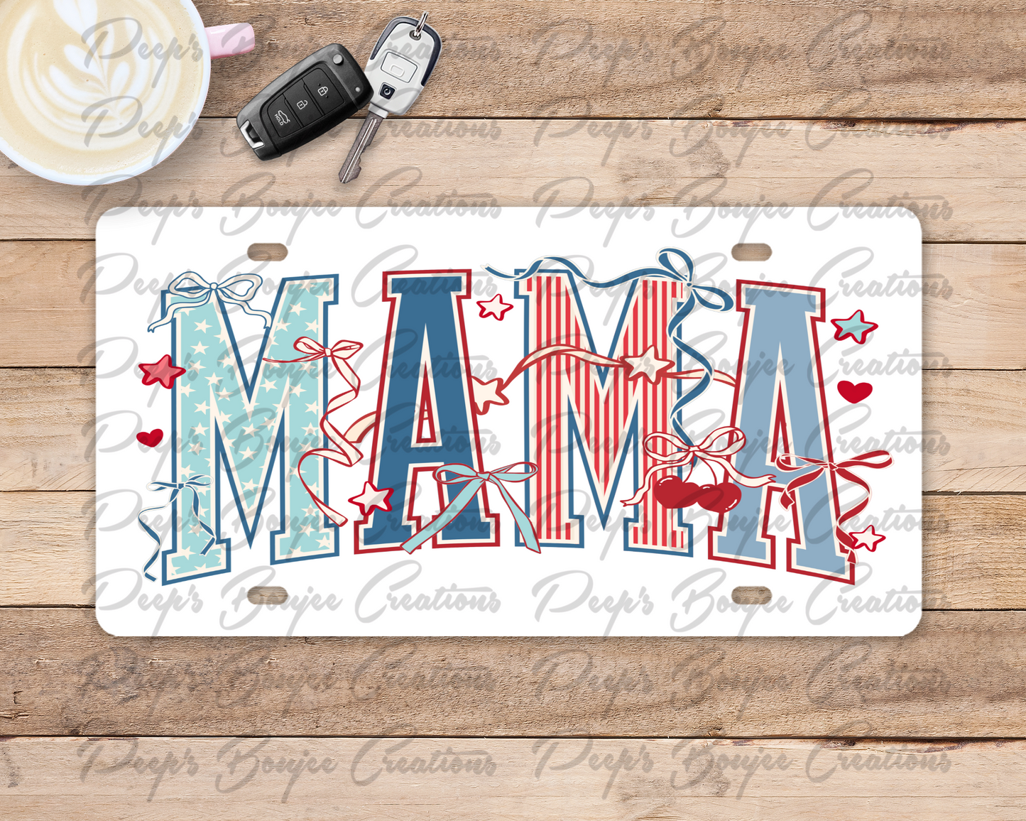 Mama License Plate