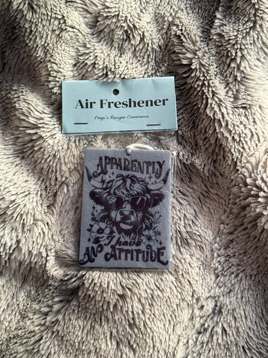 Attitude Highland Cow Air Freshener