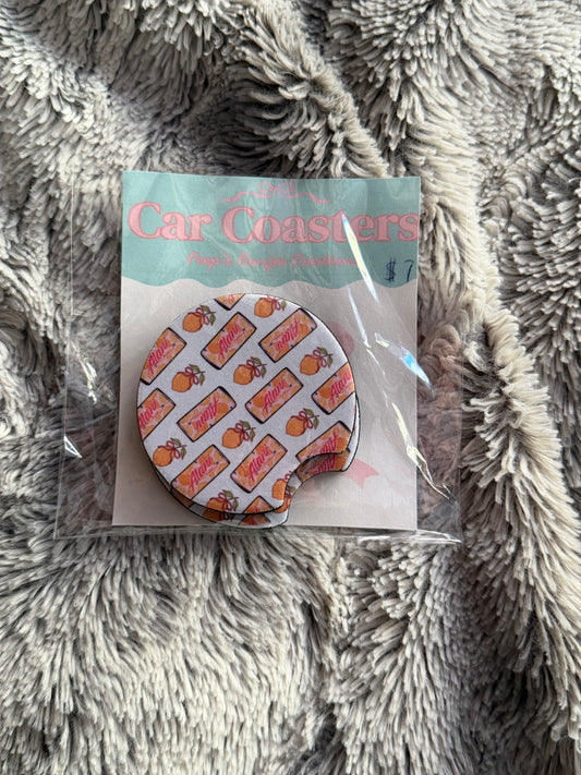 Lemon Energy Car Coasters