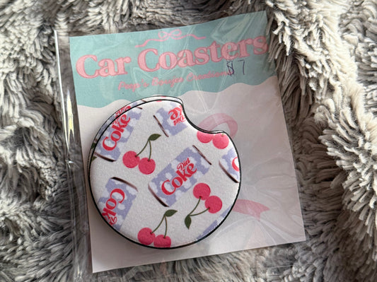 Diet C Car Coasters