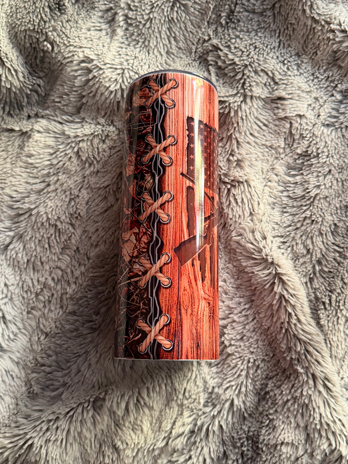 Camo Flag 20oz Tumbler Ready to Ship