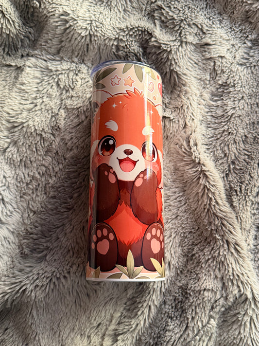 Red Panda 20oz Tumbler Ready to Ship