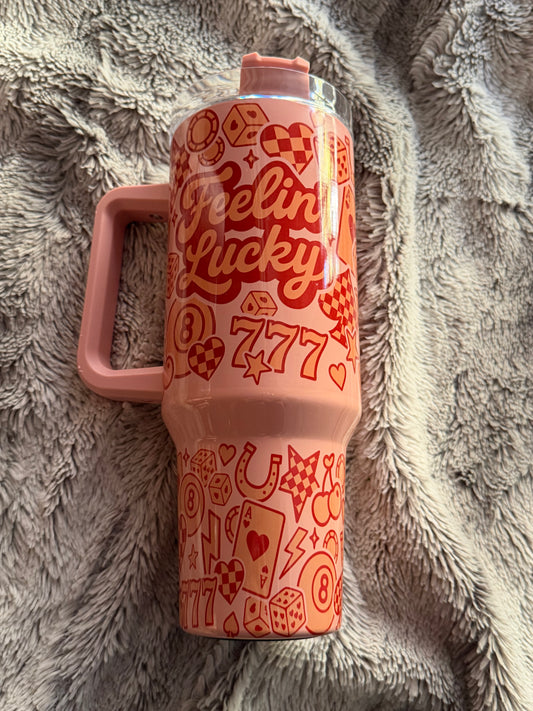 Feelin Lucky 40oz Tumbler Ready to Ship